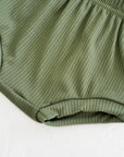 - Green Ribbed Pocket Set – 2 Piece Baby Outfit Baby Stork