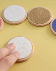 - Touch and Feel Sensory Discs - Montessori Set for Babies and Toddlers Baby Stork