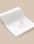 - Floral Embroidered Baby Blanket – 90 × 70 cm | Ultra-Soft | 6 Elegant Colours Baby Stork