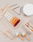 - Toddlers Early Education Wooden Musical Instrument Set Baby Stork Musical Toy