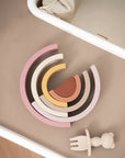- Silicone Rainbow Stacker Toy Baby Stork