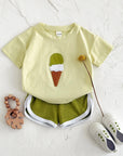 Ice Cream Baby & Toddler Tee & Shorts Set