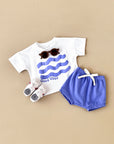 - Good Vibes 2 Piece Set – Cotton Tee & Shorts Baby Stork