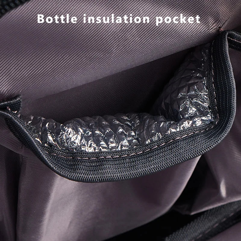 - Premium Lightweight Quilted Baby Backpack Diaper Bag Baby Stork Diaper Wet Bags