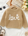 - Love Knit Baby & Toddler Sweater Baby Stork