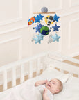 - Space Baby Felt Mobile | Outer Space Adventure Astronaut & Rocket Nursery Mobile Baby Stork Baby Mobile