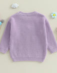 - Big Sister Embroidered Knit Sweater Baby Stork