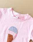 - Ice Cream 2 Piece Set – Cotton Tee & Shorts Baby Stork