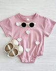 Heart, Cloud & Flower Baby Bodysuit