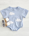 Heart, Cloud & Flower Baby Bodysuit