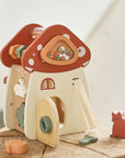 - Wooden Mushroom House | Montessori 5-in-1 Busy Cube Activity Toy Baby Stork Baby Toys & Activity Equipment