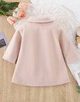 - Blush Bow Toddler Coat Baby Stork
