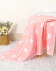 - Soft Baby Blossomed Flowers Blanket Baby Stork Swaddling & Receiving Blankets