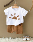 2-3Y - Summer Sun 2-Piece Set – Baby T-Shirt & Shorts Baby Stork