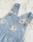 - Blue Daisy Overall Dress Baby Stork