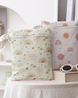 - 2pcs Waterproof Mini Storage Bag | Wet Dry Diaper Pouch | 18x25cm Baby Stork