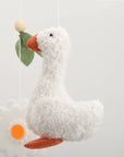 - Goose Baby Mobile | Handmade Duck & Daisy Nursery Mobile Baby Stork