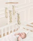 - Ocean Jellyfish Baby Mobile | Handmade Coastal Nursery Decor Baby Stork