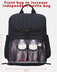 - Premium Lightweight Quilted Baby Backpack Diaper Bag Baby Stork Diaper Wet Bags