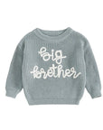 GReY - Big Brother Embroidered Knit Sweater Baby Stork