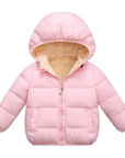 Light Pink - Winter Thick Hooded Jacket Baby Stork
