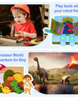 - Activity Story Book Handmade Montessori Felt - Boys Busy Book Baby Stork Books