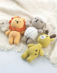 - Handmade Crochet Animal Plush Rattle - 12 Adorable Designs Baby Stork Stuffed Animals
