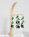 - Baby Panda Nursery Mobile - Premium Nursery Decor Baby Stork Baby Mobile