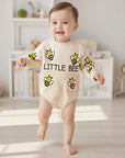 - Little Bee Embroidered Romper Baby Stork