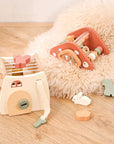 - Wooden Mushroom House | Montessori 5-in-1 Busy Cube Activity Toy Baby Stork Baby Toys & Activity Equipment