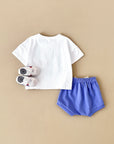 - Good Vibes 2 Piece Set – Cotton Tee & Shorts Baby Stork