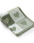 - Heart Pattern Baby Blanket – 90 × 70 cm | Ultra-Soft Acrylic | Multiple Colours Baby Stork