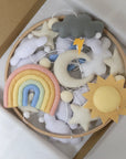 - Rainbow & Weather Felt Cot Mobile - Pastel AE
