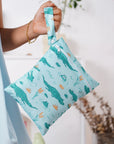 - 2pcs Waterproof Mini Storage Bag | Wet Dry Diaper Pouch | 18x25cm Baby Stork