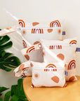 Rainbow - 3PCS Waterproof Travel Wet Dry Bag Set - Portable & Eco-Friendly Diaper Storage Baby Stork Diaper Wet Bags