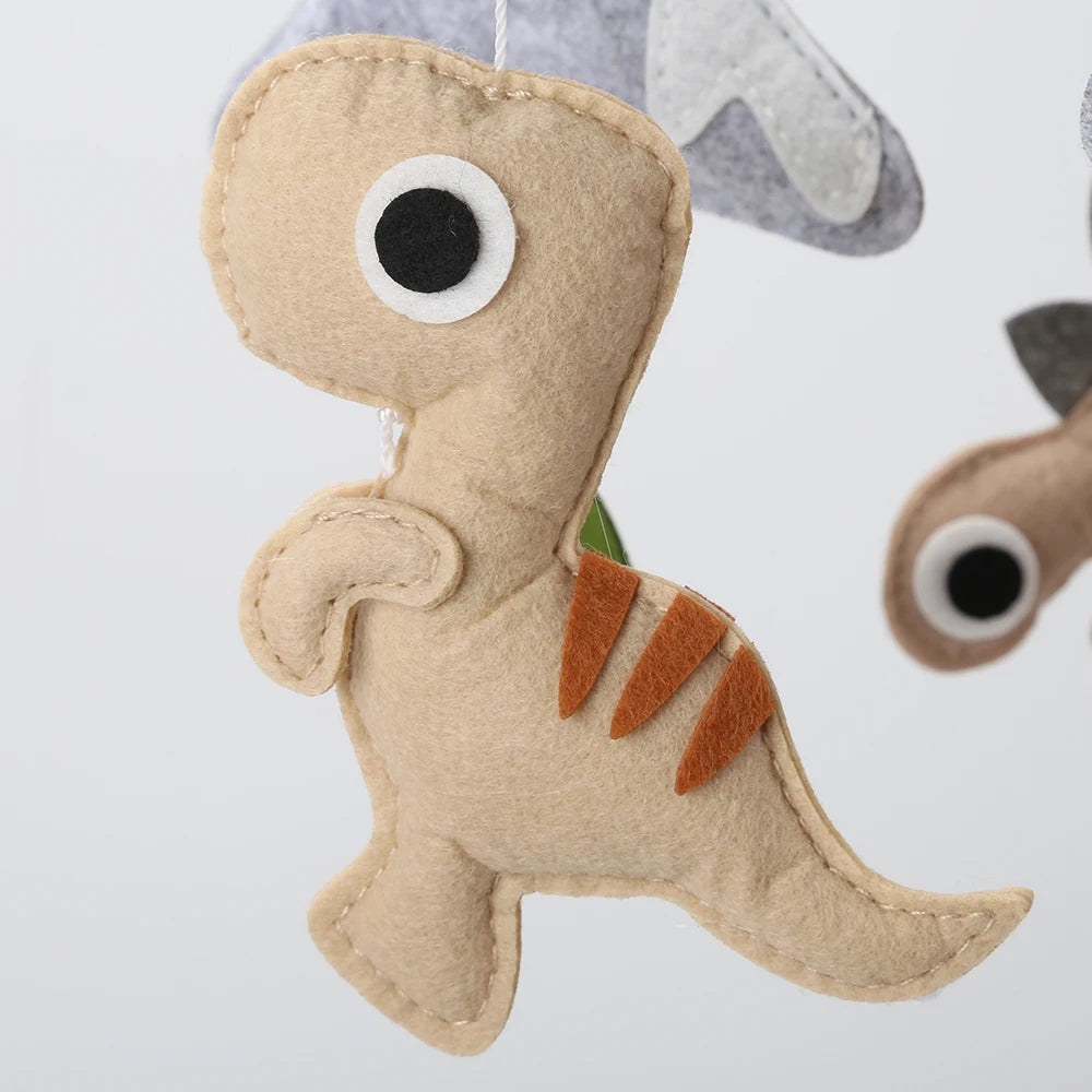 - Handmade Dinosaur Baby Mobile – Felt Jurassic Nursery Cot Hanging Decor Baby Stork Baby Mobile