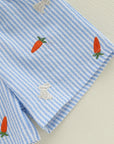 - Bunny & Carrot Embroidered Two-Piece Set Baby Stork
