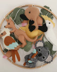 Australian Animals Baby Mobile – Koala, Kangaroo, Kookaburra & Cockatoo Crib Décor