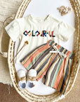 - Colourful Striped Shorts Set – 2 Piece Baby Outfit Baby Stork