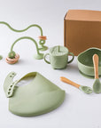- My First Feeding Set | Baby Cutlery & Bowl Set with Integrated Motor Skills Game Baby Stork Nursing & Feeding