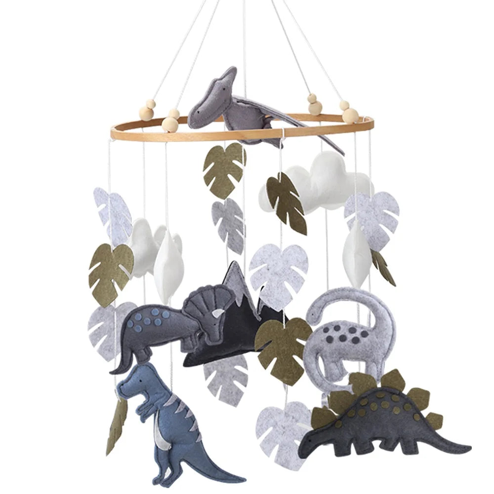 - Handmade Dinosaur Baby Mobile – Soft Felt Cot Mobile for Nursery & Baby Shower Gift Baby Stork Baby Mobile