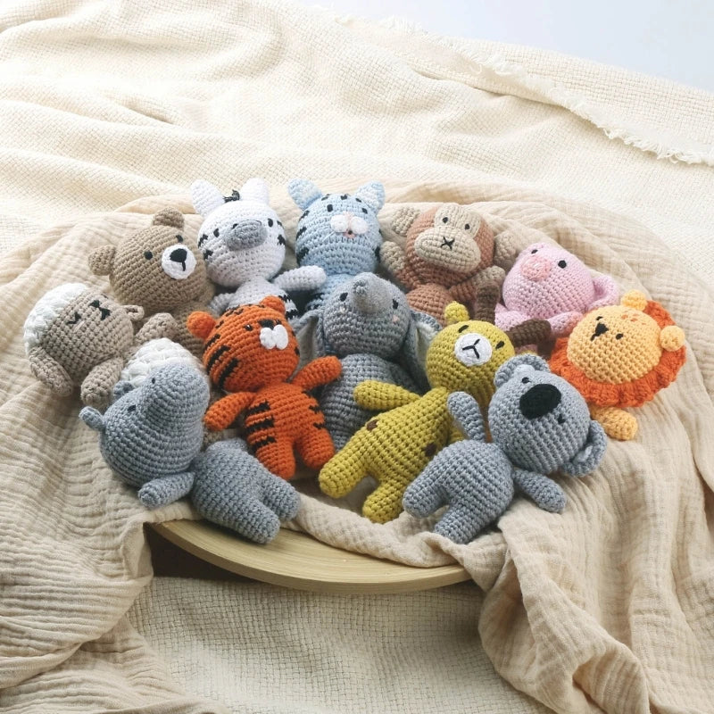 Handmade Crochet Animal Plush Rattles 12 Adorable Designs for