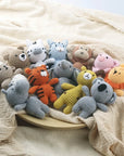 - Handmade Crochet Animal Plush Rattle - 12 Adorable Designs Baby Stork Stuffed Animals
