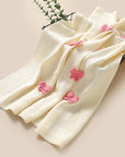 - Super Soft Knitted Baby Blanket – Heart Pattern (90×70cm) Baby Stork