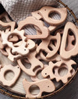 - Wooden Teethers - Animal Shaped Baby Teething Toys Storkke Baby Soothers