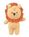 Lion - Handmade Crochet Animal Plush Rattle - 12 Adorable Designs Baby Stork Stuffed Animals