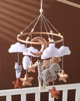 - Animal Kingdom Safari Nursery Mobile Baby Stork Baby Mobile