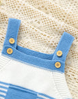 - Baby Knit Stripe Overalls Baby Stork