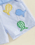 - Gone Fishing T-Shirt & Shorts Set Baby Stork