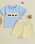 - Construction Vehicle Shorts Set Baby Stork